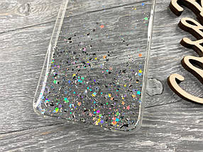 TPU чохол Star Glitter для Huawei P Smart прозорий, фото 3