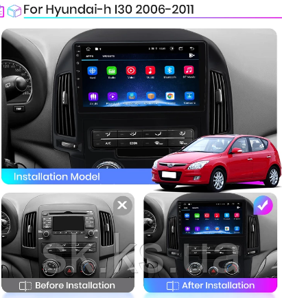 Junsun 4G Android магнітола для Hyundai-h I30 2006-2011