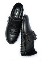 Женские черные кожаные туфли Juvkel 36