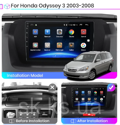 Junsun 4G Android магнітолу для Honda Odyssey 2003-2008 wifi