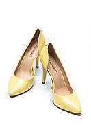 Женские желтые кожаные туфли Magnori 35
