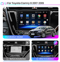 Junsun 4G Android магнітолу для Toyota Camry 8 XV 70 2017 2018 2019 2020