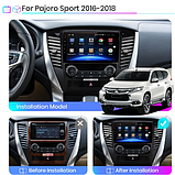 Junsun 4G Android магнітолу для Mitsubishi Pajero Sport 2 3 L200 2008-2016 2016-2019, фото 3