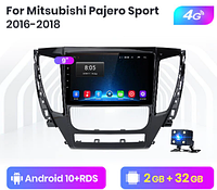 Junsun 4G Android магнитола для Mitsubishi Pajero Sport 2 3 L200 2008-2016 2016-2019 2ГБ ОЗУ + 32 16-19