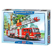 Пазл "Пожарная машина", 60 элементов Castorland (5904438006359)