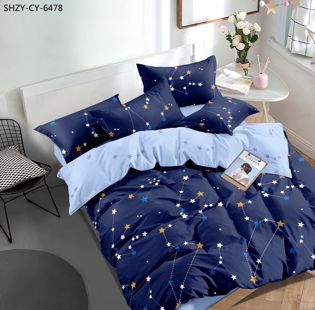 Двоспальний постільний комплект - Небесний зодіак