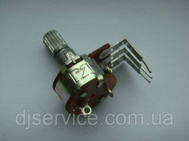 Потенціометр b100k 15mm з вимикачем для пультів, фото 1