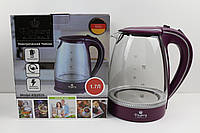 Чайник електричний з підсвічуванням Kingberg 1.7л KB-2029 (фіолетовий)