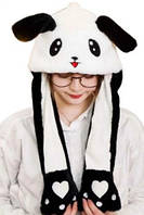 Стильная детская шапка для девочки Unicorn Китай Панда Белый 50-52см ӏ Одежда для девочек.Топ!