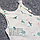 Дитячий ромпер 86 9-12 міс літній комбінезон пісочник для дівчинки новонароджених малюків САТИН 4721 Бежевий, фото 4