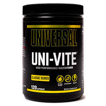 Вітаміни Universal Nutrition Uni-Vite 120 капсул (4384300731)