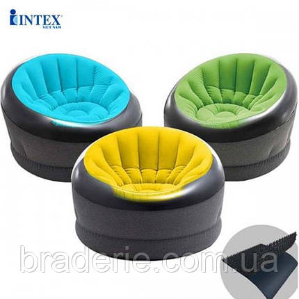 Надувне крісло Intex 66582 Empire Chair, фото 2
