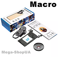 Макро об'єктив лінза макролінза для телефону, смартфона HD 10x Macro G43D
