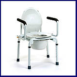 Стілець-туалет для інвалідів Vermeiren STACY Commode Chair - Double Function, фото 2