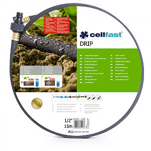 Шланг іригаційний Cellfast / Селлфаст DRIP 1/2", 15м (Польща)