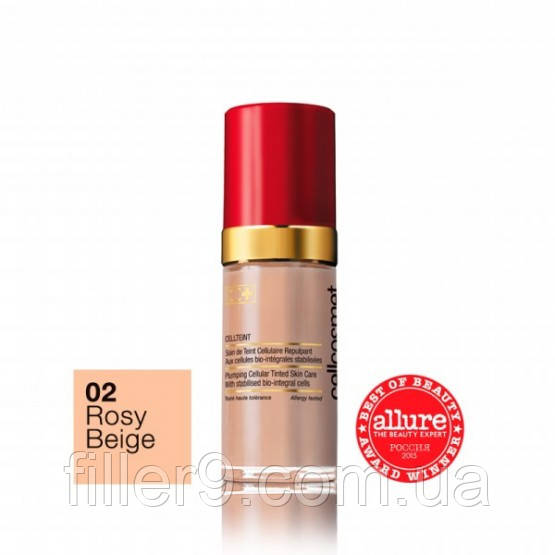 Cellcosmet & Cellmen Cellteint- 02 Rosy Beige (Целтейн-02 Троянди Бейдж) Клітковий крем із тональним ефектом-02