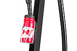 Орбітрек для дому електромагнітний до 150 кг + мат під тренажер Hop-Sport HS-060C Blaze iConsole+ black/red +, фото 3