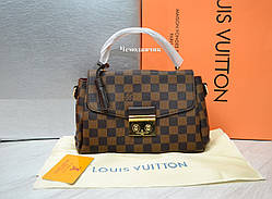 Жіноча брендова сумка Louis Vuitton Луї Віттон шахівка, брендові жіночі сумки, сумка Луї витон