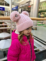 Красива дитяча шапочка для дівчинки fashion Look Китай ORIGINALITY Рожевий  ⁇  Одяг для дівчаток.Топ!
