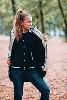 Стильна дитяча жилетка для дівчинки Young Reporter Польща 193-0887G-01-199-1 Сріблястий 146 см.Топ!