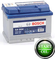 Аккумулятор BOSCH (S4 004) 60Ah 540A R+ 0092S40040