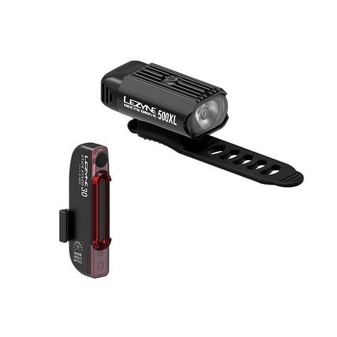 Комплект світла LEZYNE MICRO DRIVE 600XL / STICK PAIR Чорний / Чорний 600/30 люменів Y14, фото 1