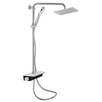 Душова система з тропічним душем і термо змішувачем Qtap Sloup 57T105VNGCB