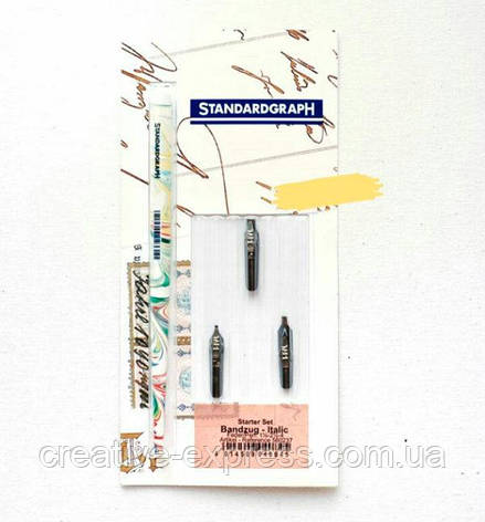 Набір тримач з перами "ITALIC NIBS", starter set, фото 1