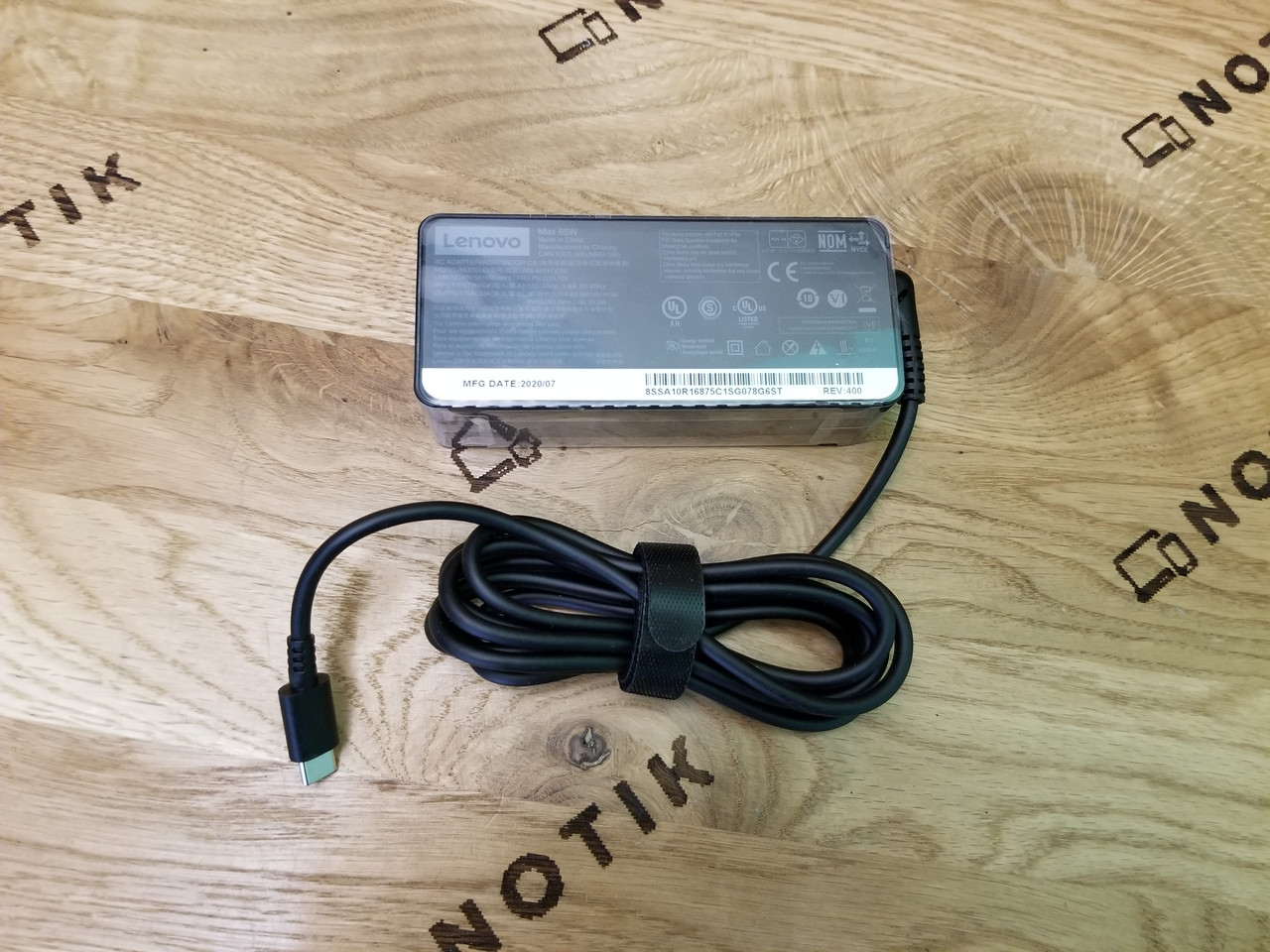 Блок живлення для ноутбуків Lenovo 65 W Type-C 20 V 3.25 A ОРІГІНАЛ