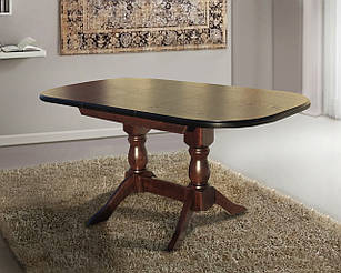 Стіл обідній дерев'яний Микс мебель Орфей 120-160 см горіх