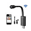 Wifi камера USB на гнучкому шлейфі Jianshu U21, запис 640х480P, без акумулятора, Iwfcam app, фото 2
