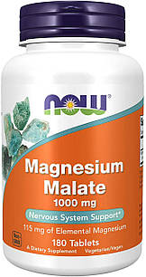 Now Foods Magnesium Malate 1000 mg 180 таблеток