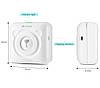 Портативний bluetooth термопринтер для смартфона PeriPage A6, білий, фото 7