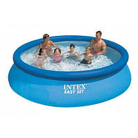 Большой надувной бассейн Intex Easy Set Pool 5621 л / 366х76 см для семейного отдыха