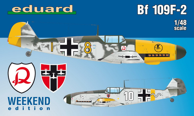 Пластикова модель 1/48 Eduard 84147 німецький винищувач Messerschmitt Bf 109F-2, фото 1