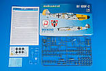 Пластикова модель 1/48 Eduard 84147 німецький винищувач Messerschmitt Bf 109F-2, фото 2