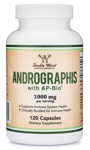 Double Wood Andrographis / Андрографис підтримка здоров'я імунної системи 120 капсул