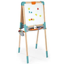 Дерев'яний мольберт із двосторонньою дошкою Smoby 410400