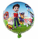 Кулька повітряна фольгована в стилі "Щенячий патруль" 45 см., фото 2