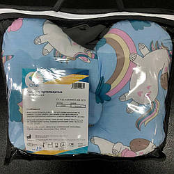 Зручна ортопедична подушка «Метелик» для немовлят від 1 місяця життя