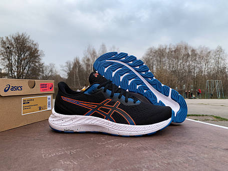 Чоловічі кросівки для бігу ASICS GEL-EXCITE 8 1011B036-004 Black/Marigold Orange ОРИГІНАЛ, фото 1