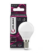 Лампа LED VELMAX V-G45 E14 8W 4100K (21-12-30)