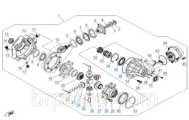 Шестерня конічна приводний CFMoto Drive gear