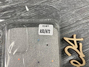 TPU чохол Star Glitter для Oppo A72 прозорий, фото 5