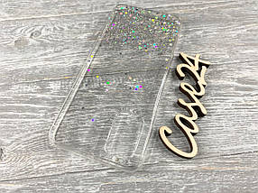 TPU чохол Star Glitter для Oppo A72 прозорий, фото 4