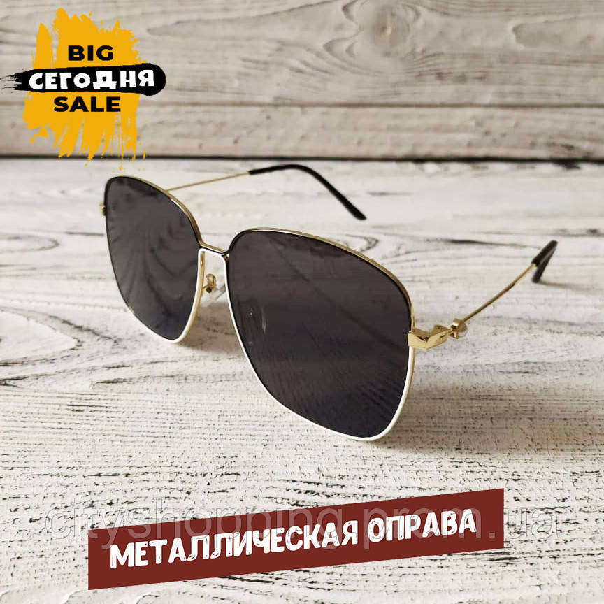 Мужские солнцезащитные очки, модные черные очки квадратные от солнца Polaroid, качественные очки - фото 1 - id-p1397415834