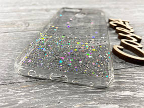 TPU чохол Star Glitter для OPPO A12 прозорий, фото 3