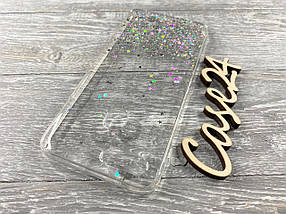 TPU чохол Star Glitter для OPPO A12 прозорий, фото 5