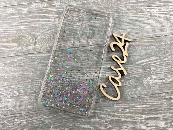 TPU чохол Star Glitter для OPPO A12 прозорий, фото 1