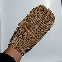 Натуральна мочалка рукавиця для душу та лазні